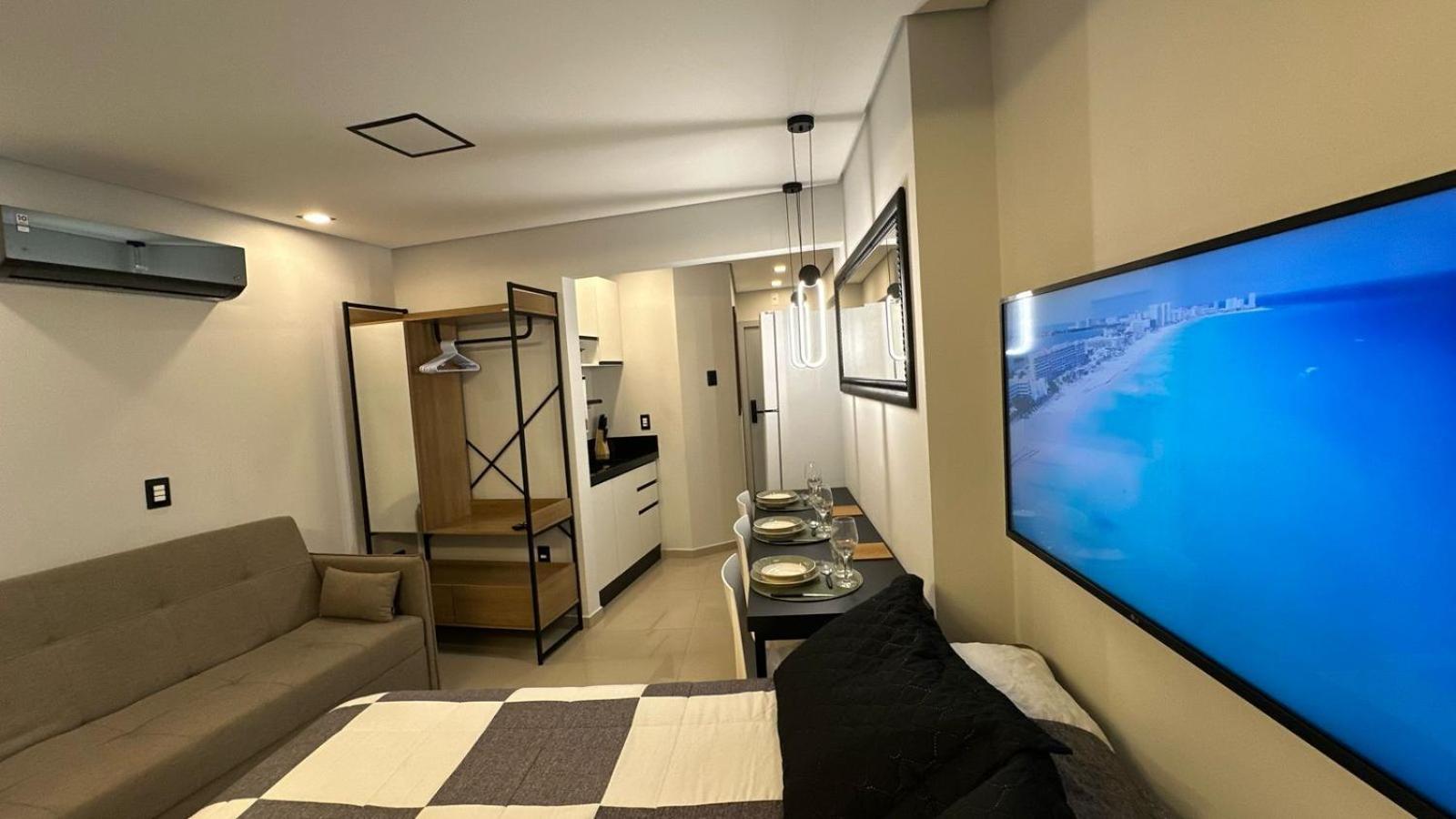 Apartamento Piscina Frente Mar - Loft Dubai - Roda Gigante - Paradisiaco - Mar Balneário Camboriú