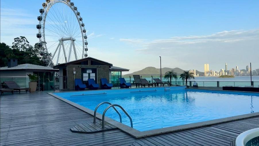 Piscina Frente Mar - Loft Dubai - Roda Gigante - Paradisiaco - Mar * Balneário Camboriú